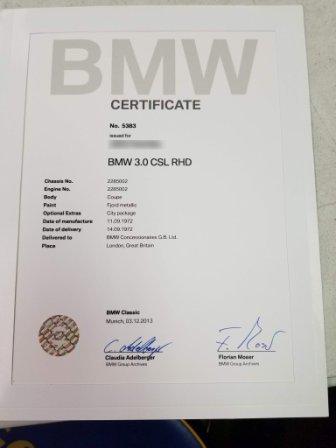 BMW 30 csl 2285002